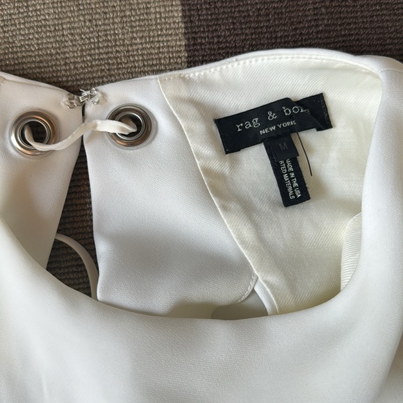 Rag & Bone Eliza Popover Tank Dress Ivory Medium - Picture 7 of 14